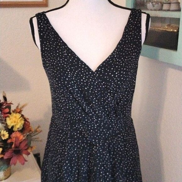 Talbots Pure Silk Polka Dot Dress - Picture 2 of 10